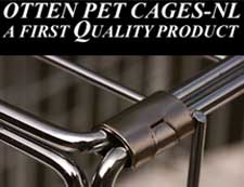 Onze opnamekooien komen bij Otten Pet Cages vandaan.