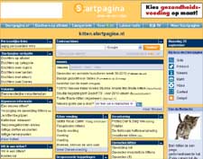 Een speciale startpagina voor kittens